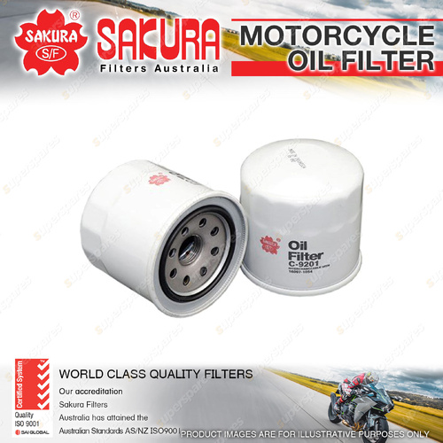 Sakura Motorcycle Oil Filter for Honda CB NV VF VFR VT XL 1982-On