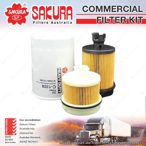 Sakura Commercial Filter Kit for Hino XZU605R XZU655R XZU700R XZU710R XZU730R
