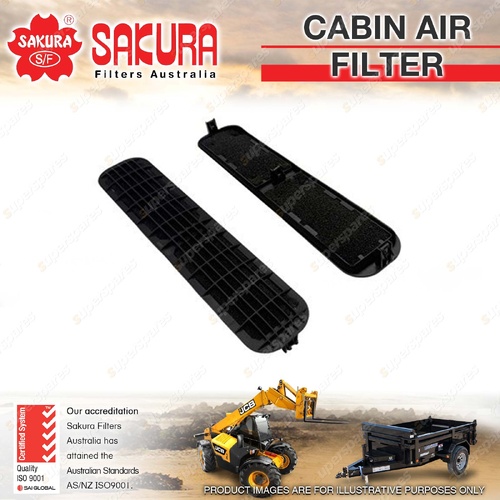 Sakura Cabin Air Filter for Bobcat T450 T590 T595 T770 T870 2.4L 2.6L 3.8L