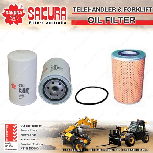 Sakura Telescopic Handler Oil Filter for J.C.Bamford 520 520HL Premium Quality
