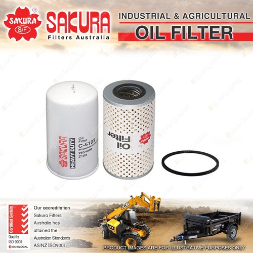 Sakura Telescopic Handler Oil Filter for J.C.Bamford TH520-2 TH520-4 TH525-4