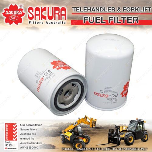 Sakura Forklift Spin-On Fuel Filter for Claas Scorpion Perkins TCD2012L4 2007-On