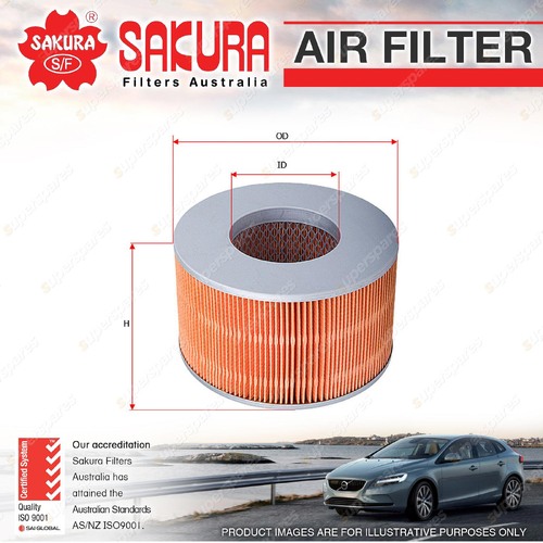 Sakura Air Filter for Toyota Hilux LN147 LN167 LN172 3.0L D Refer A1402