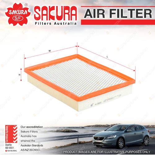 Sakura Air Filter for Holden Vectra Petrol 2.2L 3.2L V6 FA-3202 Refer A1551