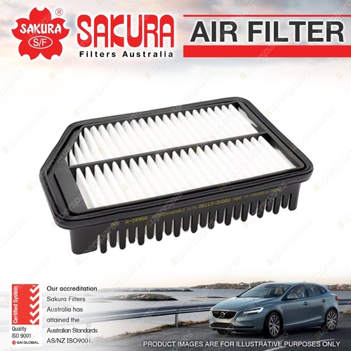 Sakura Air Filter for Hyundai i30 GD G4NB 1.8L G4FD 1.6L 4Cyl Petrol Height 52mm