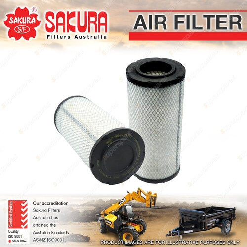 Sakura Air Filter for Yanmar Vio 55-6B 2.2L 4TNV88 I4 8V 2014-On 301.5mm