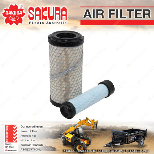 Sakura Air Filter Set for Bobcat 323 324 418 453F E10 E20 E26 0.7L 1.1L 1997-On