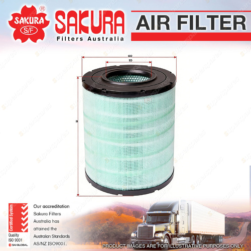 Sakura Air Filter for Mercedes Benz Atego 952 967 970 972 Axor 950 Econic 956
