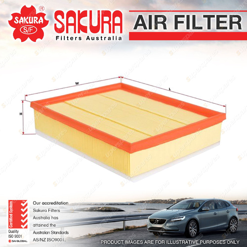 Sakura Air Filter for Volkswagen Crafter SY 35 50 55 TDI 340 410 2.0L I4 18-On