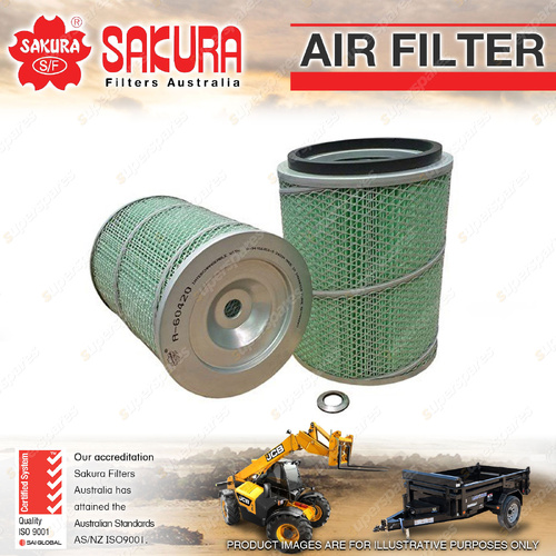 Sakura Outer Air Filter for Kubota M ME SVL 95 100 105 110 5091 5101 8200 9000