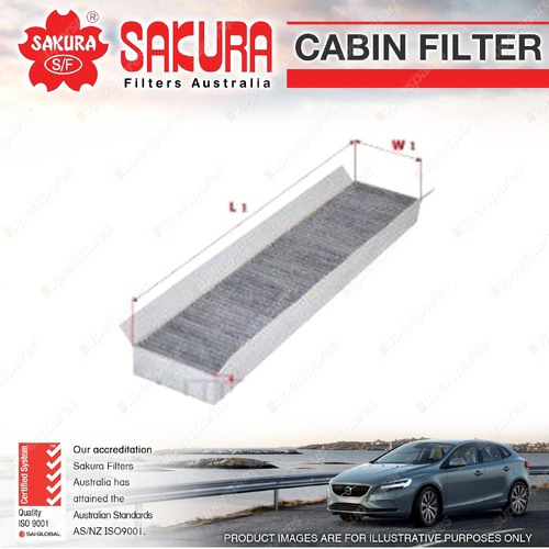 Sakura Cabin Filter for Jaguar X-TYPE X400 2.1L 2.2L 2.5L 3.0L Activated Carbon