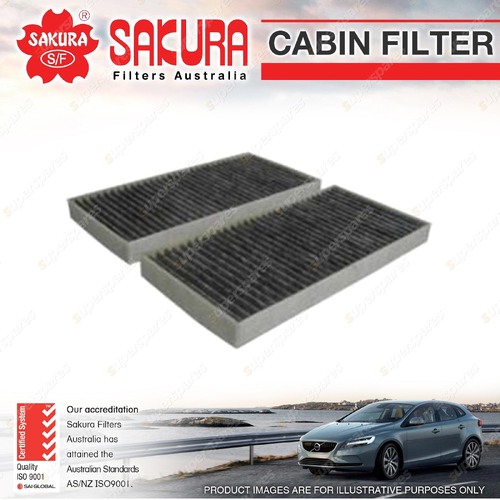 Sakura Cabin Filter for Kia Cerato TD Sorento BL Sportage KM Includes 2 Filters