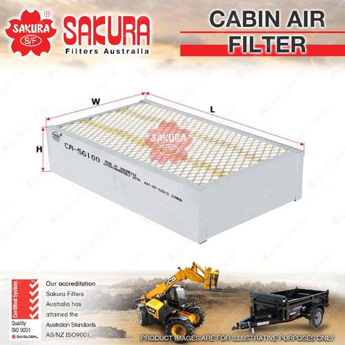Sakura Cabin Air Filter for Komatsu WA 12003 180 400 500 803 Loader 1900-On