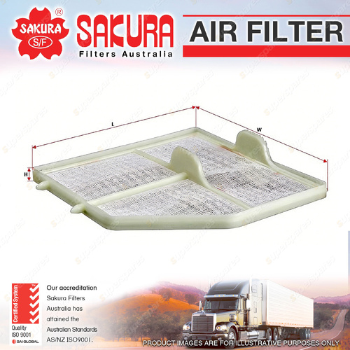 Sakura Cabin Air Filter for Hino 500 1424 1426 FE 5.1L A05CTC I4 8V Truck 18-On
