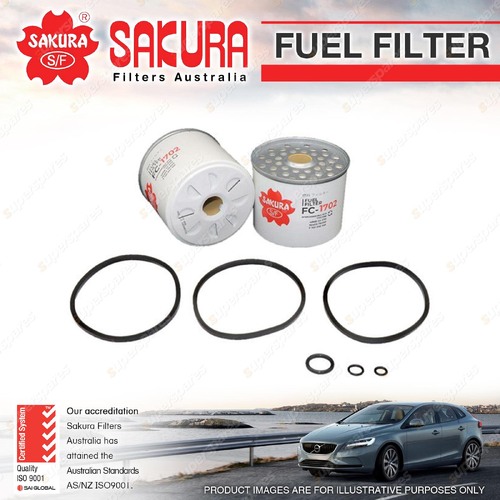 Sakura Spin-On Fuel Filter for Peugeot 404 504 505 604 205 2500 TR6 Turbo Diesel