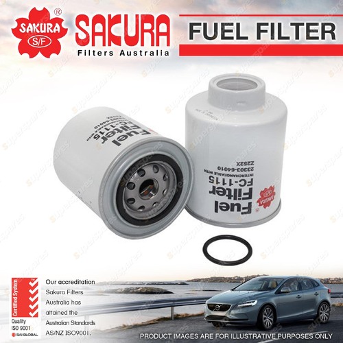 Sakura Spin-On Fuel Filter for Toyota Hiace LH115 LH125 LH129 LH140 2.4 2.8L