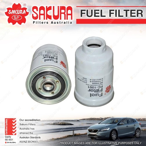 Sakura Fuel Filter for Mitsubishi Triton ME MJ MF MG MH MK TD 4Cyl 2.5 2.8L