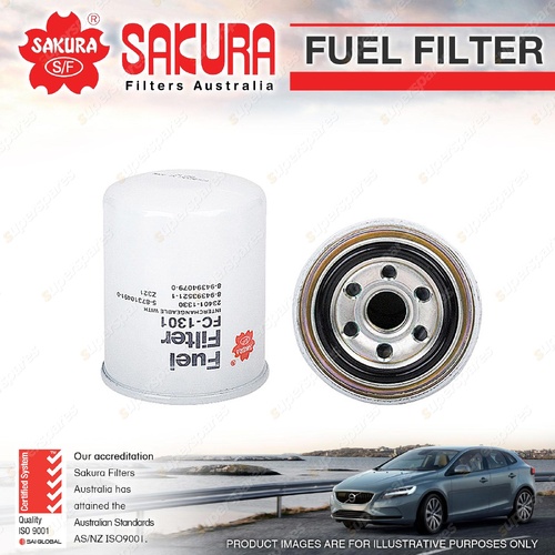 Sakura Spin-On Fuel Filter for Holden Frontera MX Jackaroo UBS73 3.0L Diesel