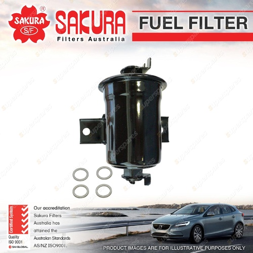 Sakura Fuel Filter for Toyota Landcruiser FZJ 70 75 80 80G Petrol 6Cyl 3.5 4.5L