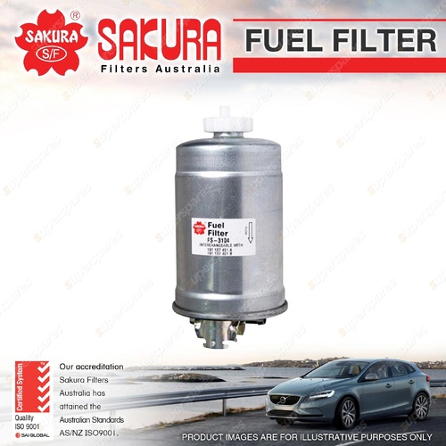 Sakura Fuel Filter for Ford F250 RM Turbo 6Cyl 4.2L Turbo Diesel 2001-2003