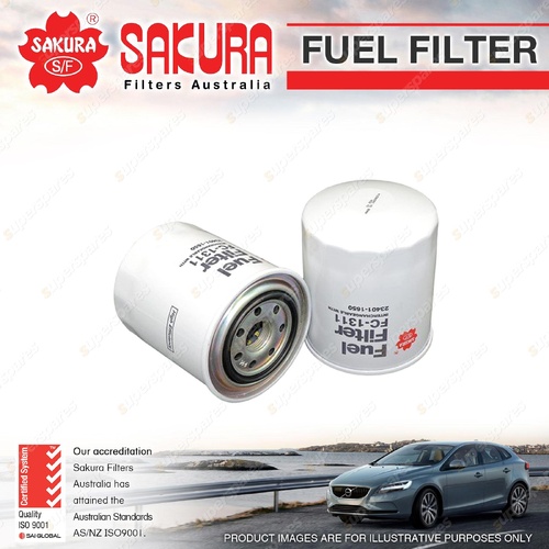 Sakura Spin-On Fuel Filter for Toyota Coaster RX4JFET RX4JFT Diesel 5.3L 96-01