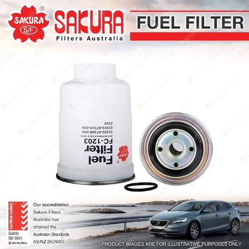 Sakura Spin-On Fuel Filter for Isuzu D-Max TF 4JJ1-TC 4Cyl.3.0L TD Turbo Diesel