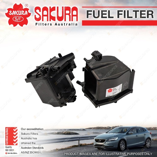 Sakura Fuel Filter for Fiat Scudo JTD 4Cyl 1.6L Turbo Diesel DV6UTED4 2007-On