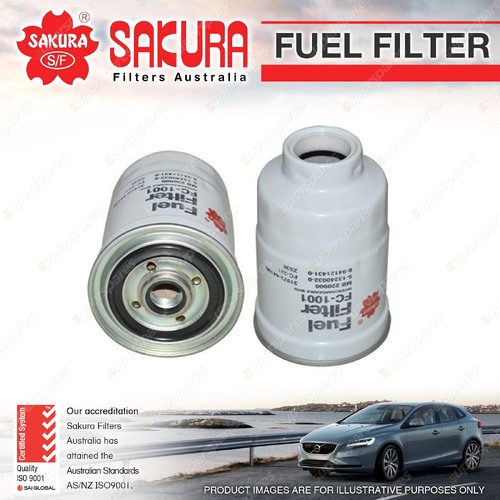 Sakura Spin-On Fuel Filter for Mitsubishi L200 Express Starwagon MC 2WD MD 4WD