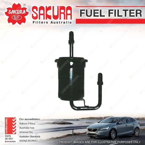 Sakura Fuel Filter for Ford Capri CONVERTIBLE 4Cyl 1.6L Petrol B6 PS 1991-1999