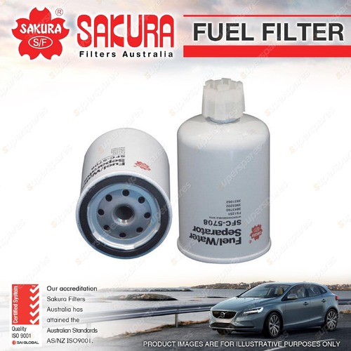 Sakura Fuel Water Separator Filter for Volvo 740 760 940 6Cyl 2.4L Turbo Diesel