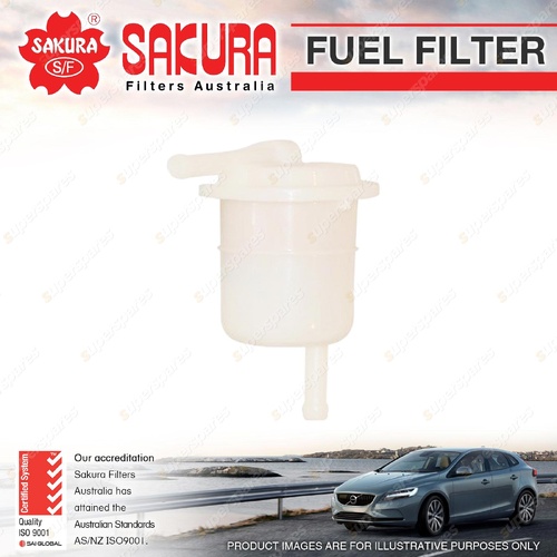 Sakura Fuel Filter for Mazda Familia BV BW Petrol 4Cyl 1.3L 1.5L 09/1994-06/1999