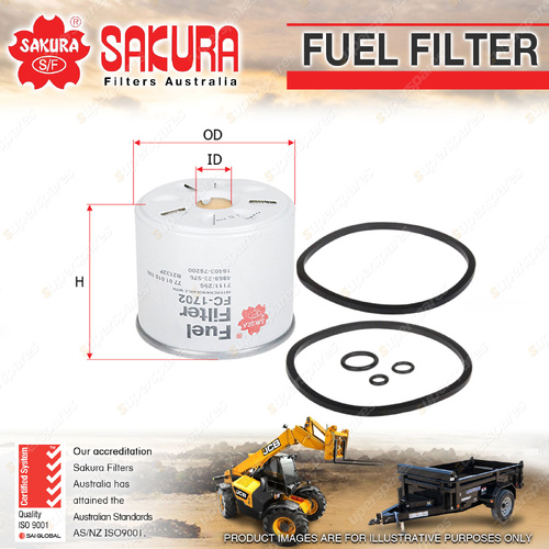Sakura Spin-On Fuel Filter for Kubota M 5950 6030 6050 7030 8600 7950 8950 8970