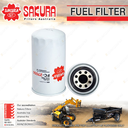 Sakura Fuel Filter for Kubo TA F2880 1.1L D1105 I3 6V OHV 2006-On