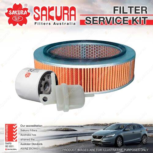 Sakura Oil Air Fuel Filter Service Kit for Daihatsu Charade G202S 08/1995-1998