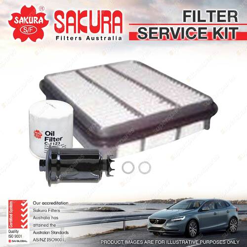 Sakura Oil Air Fuel Filter Service Kit for Lexus Gs300 JZS160R 10/1997-2005