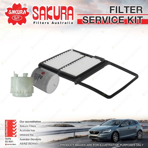 Sakura Oil Air Fuel Filter Service Kit for Toyota Prius NHW20R 1.5L 11/03-06/09