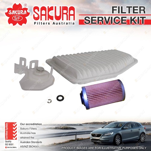 Oil Air Fuel Filter Service Kit for Holden Berlina Calais VE Caprice WM WN V6