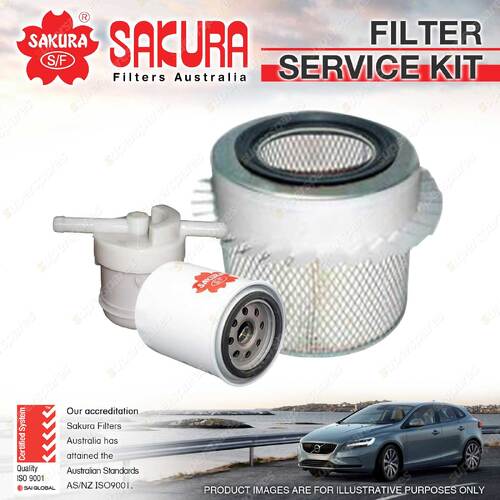 Oil Air Fuel Filter Service Kit for Ford Econovan Spectron SGMD SGME 1.8L 2.0L