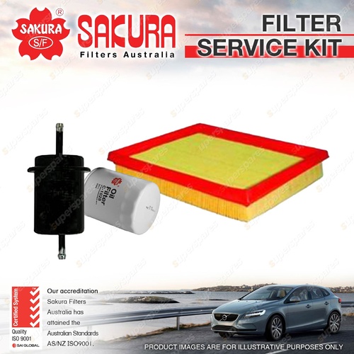 Oil Air Fuel Filter Kit for Ford Courier PD PE PG PH 2.6L G6E SOHC Petrol 4Cyl