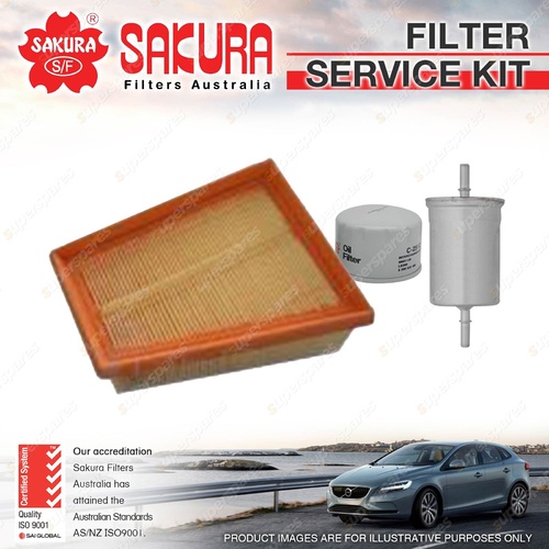 Oil Air Fuel Filter Service Kit for Renault Clio X65 Kangoo Megane Scenic JA RX4