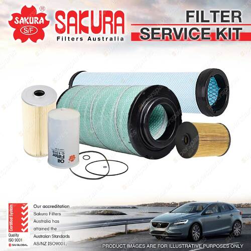 Oil Air Fuel Filter Kit for Hino 500 FD8J FG8J FL8J FM8J FT8J GD8J GH8J GT8J