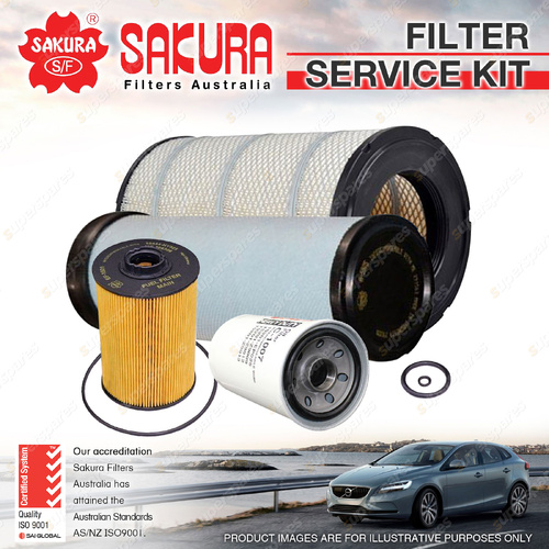 Oil Air Fuel Filter Service Kit for Mitsubishi FUSO Fighter FK FN 61 62 63 64 65
