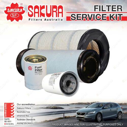 Oil Air Fuel Filter Kit for Mitsubishi FUSO Fighter FK617 FM 618 657 658 677