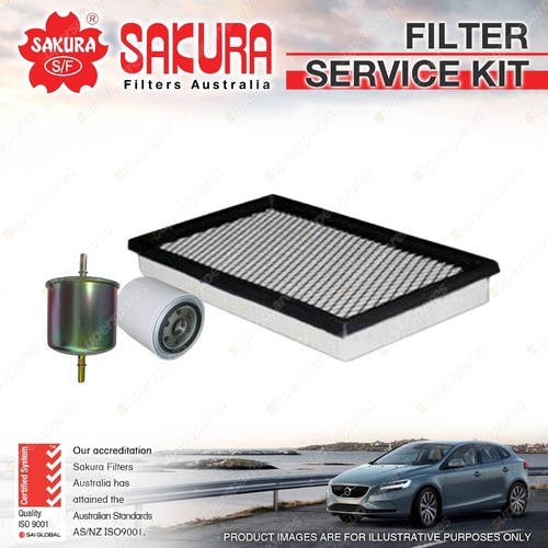 Oil Air Fuel Filter Service Kit for Mazda Tribute CU08 YU 6Z 8Z 3.0L V6 Petrol
