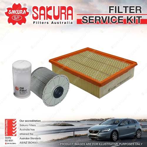 Oil Air Fuel Filter Service Kit for Isuzu D-Max TF 3.0L TD Turbo Diesel 4Cyl