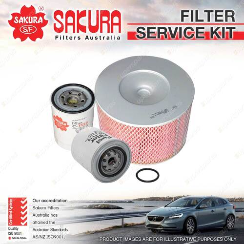 Oil Air Fuel Filter Kit for Hino Dutro XZU302R XZU307R XZU342R 4.6L TD 1999-2004