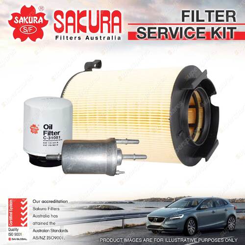 Oil Air Fuel Filter Kit for Volkswagen Caddy 2K Golf VI 90TSi 1.2L 1.4L Petrol
