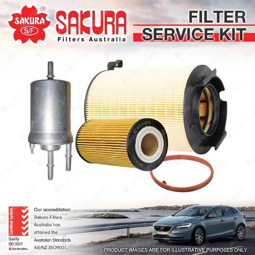 Oil Air Fuel Filter Kit for Skoda Octavia 1Z 110FSi 2.0L DOHC 16V Petrol 4Cyl