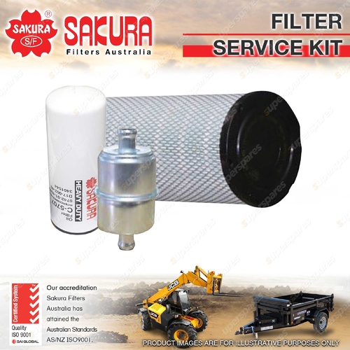 Sakura Oil Air Fuel Filter Service Kit for Case IH STX275 STX325 2001-2006
