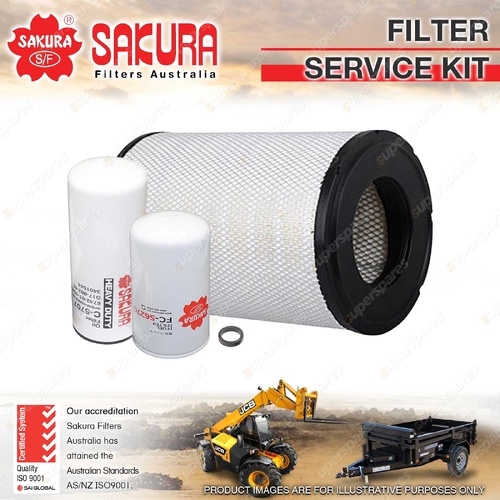 Sakura Oil Air Fuel Filter Service Kit for Komatsu D65WX-18 D71PXI-24 1900-On